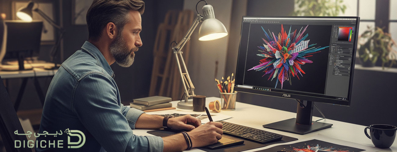 محبوب ترین مانیتور طراحی ایسوس تابستان 1404 2 monitor article 1