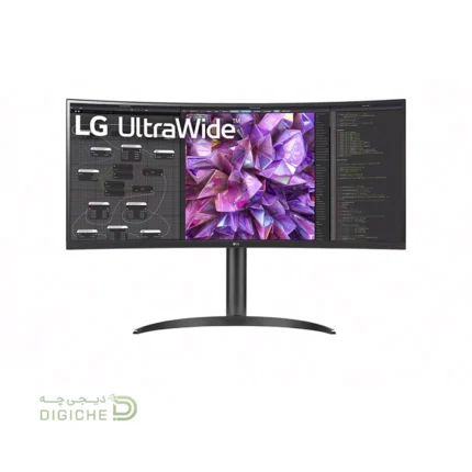 مانیتور خمیده 34 اینچ ال جی مدل LG 34WQ75C-B